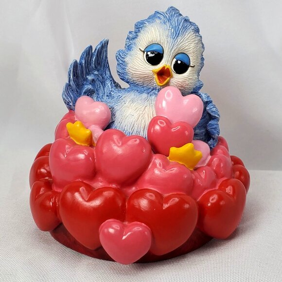 Sonshine Promises Blue Bird Figurine #2186 "I Love You With All My Hearts" 1998 - Picture 11 of 11